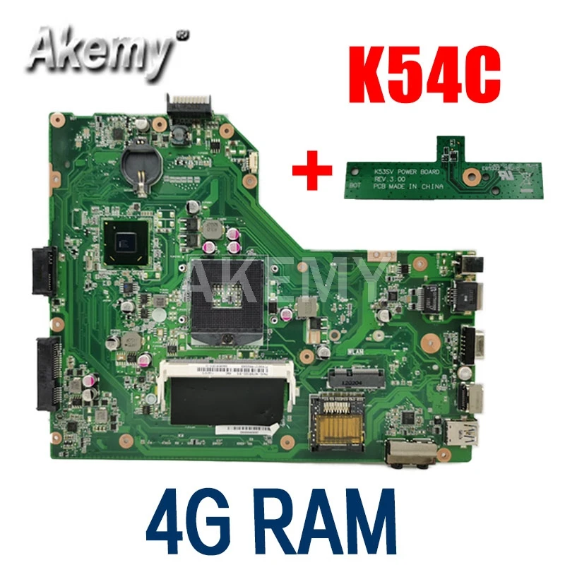 Amazoon K54C материнская плата для ноутбука Asus K54C X54C K54 K54Ly K54hR тест оригинальная материнская плата 4G RAM PGA989
Amazoon K54C материнская плата для ноутбука Asus K54C X54C K54 K54Ly K54hR тест оригинальная материнская плата 4G RAM PGA989