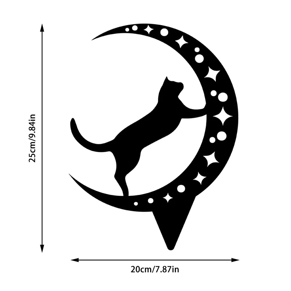 Hollow Out Simulation Black Cat Dogs Insert Card Garden Art Decor Acrylic Cat Silhouette Stake Sculpture Outdoor Lawn Courtyards
Hollow Out Simulation Black Cat Dogs Insert Card Garden Art Decor Acrylic Cat Silhouette Stake Sculpture Outdoor Lawn Courtyards