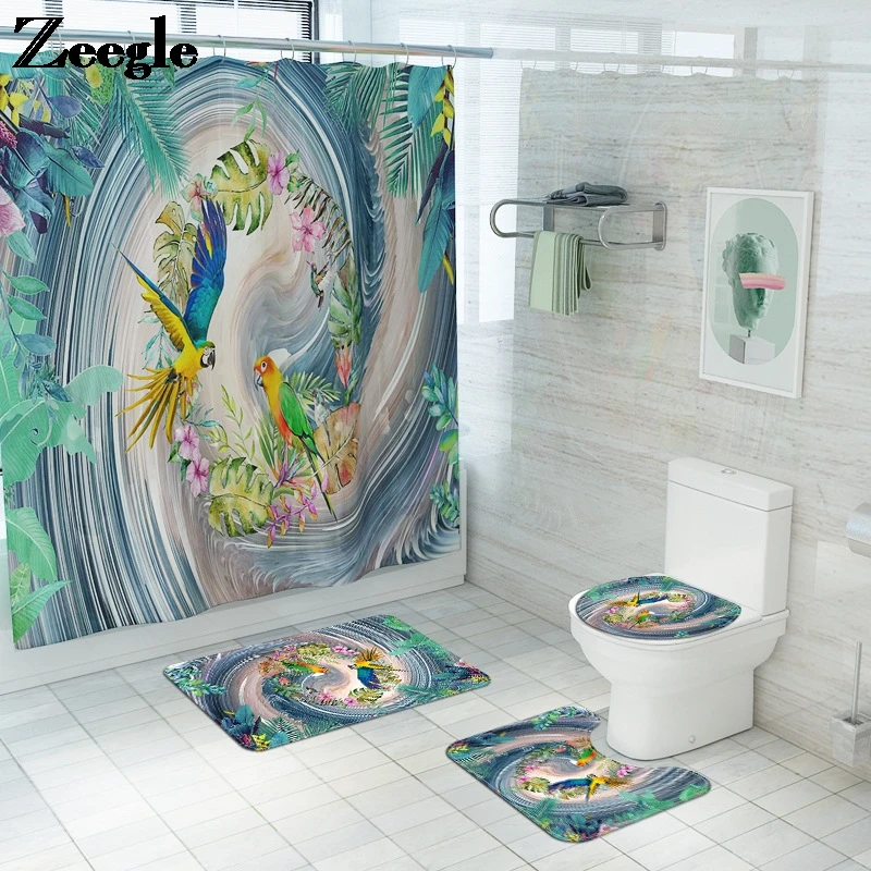Zeegle Bath Mat and Shower Curtain Set Absorbent Bathroom Mat Toilet Carpet Non Slip Shower Foot Mat Bathroom Floor Mat
Zeegle Bath Mat and Shower Curtain Set Absorbent Bathroom Mat Toilet Carpet Non Slip Shower Foot Mat Bathroom Floor Mat