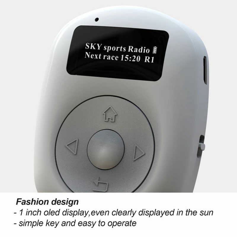 Mini Pocket DAB/DAB+/FM Radio with Bluetooth and White Noise Background Music Mode
Mini Pocket DAB/DAB+/FM Radio with Bluetooth and White Noise Background Music Mode
