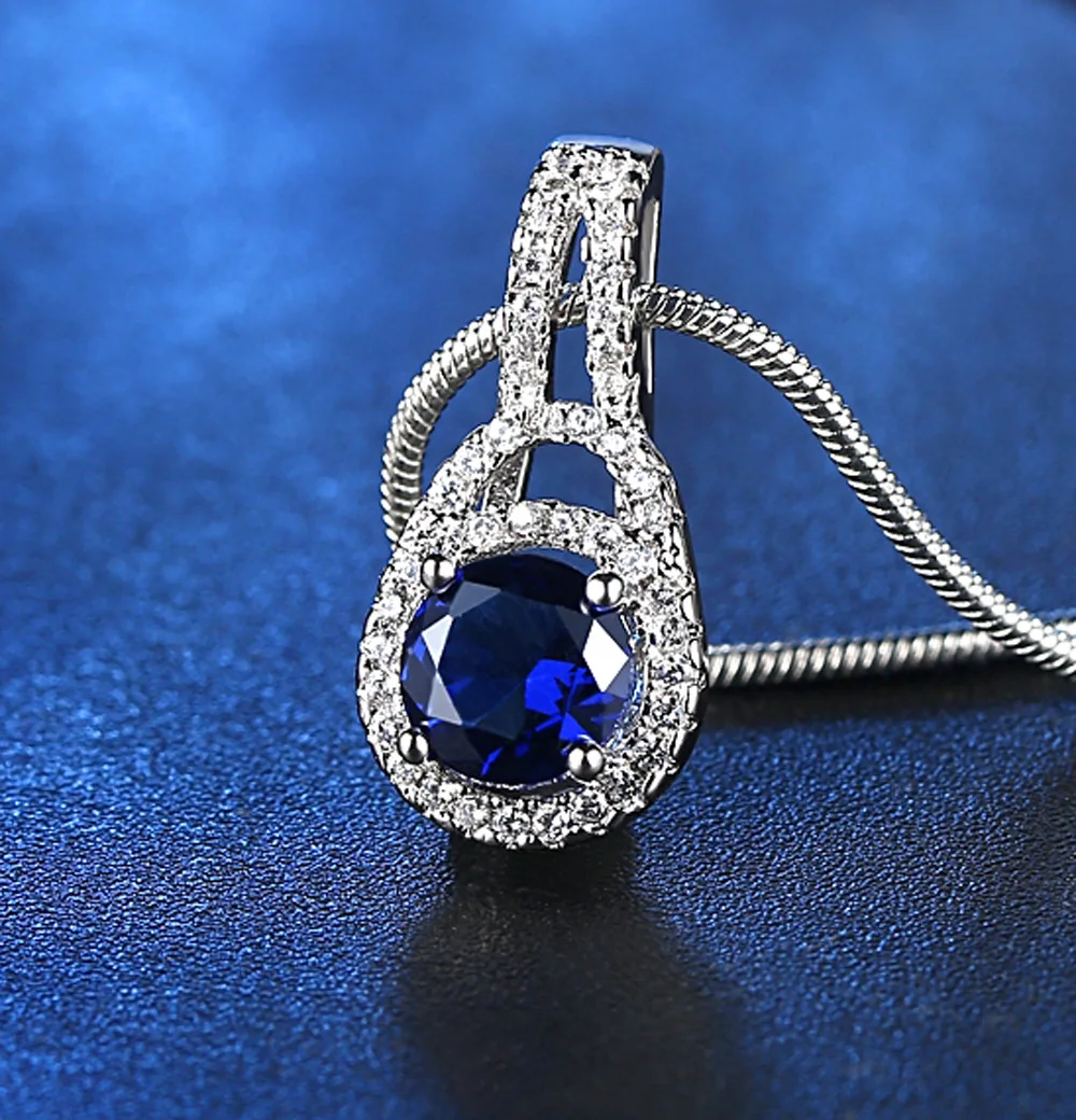 SNC50 Moderate temperament micro-zirconium Diamond Blue crystal simulation Gemstone Pendant Necklace
SNC50 Moderate temperament micro-zirconium Diamond Blue crystal simulation Gemstone Pendant Necklace