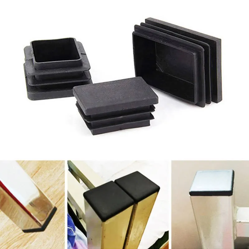 10pc Black Plastic Square table feet cap Tubing Insert Plugs hole cover Anti Slip furniture Chair Leg floor Protector Home Decor
10pc Black Plastic Square table feet cap Tubing Insert Plugs hole cover Anti Slip furniture Chair Leg floor Protector Home Decor