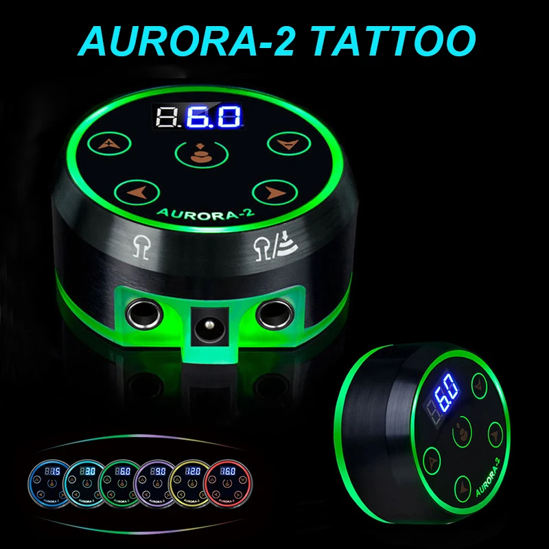 Блок питания для тату машинки AURORA II с ЖК дисплеем|Блок тату-машинки| |