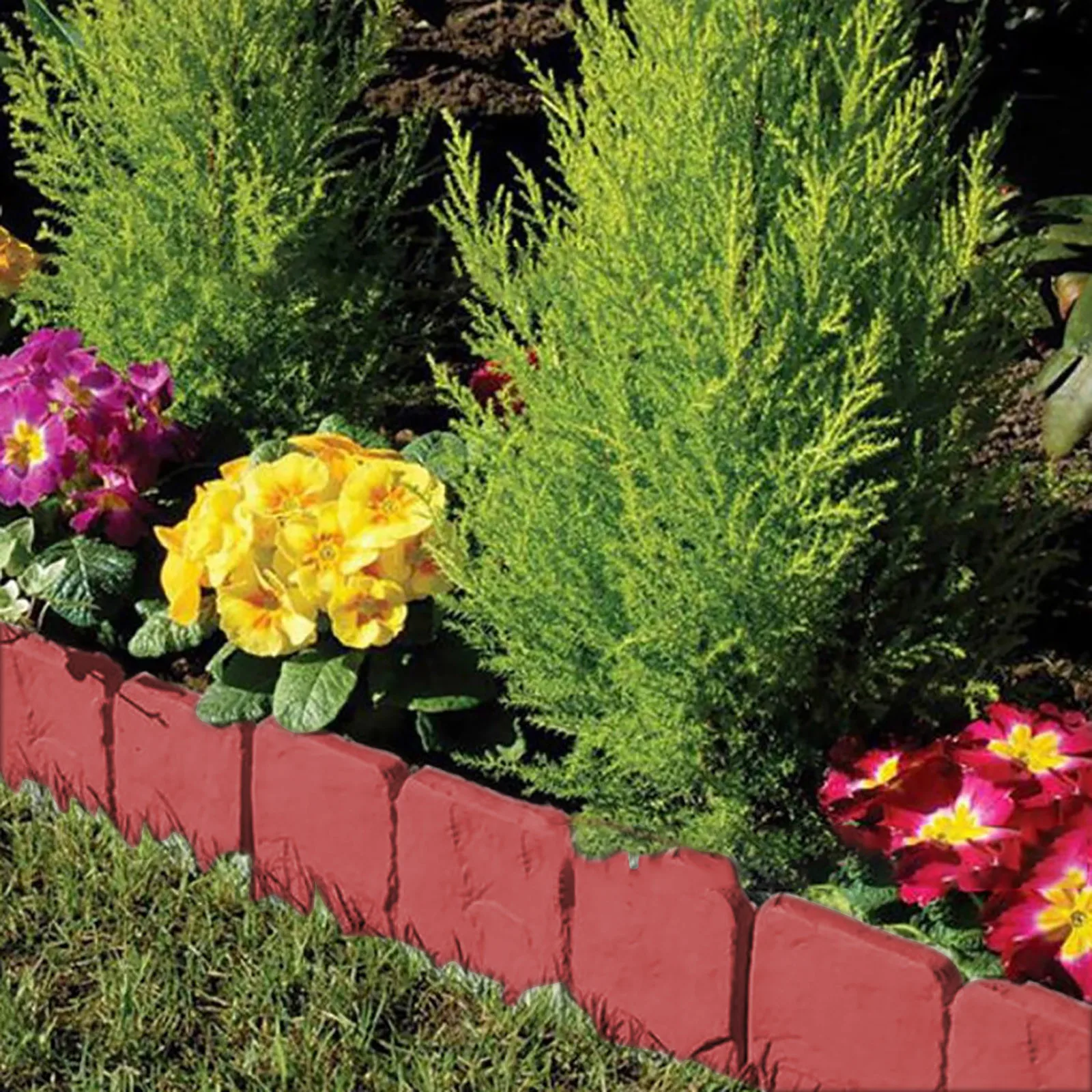 Home Garden Border Edging Plastic Fence Stone Lawn Yard Flower Bed Outdoor
Home Garden Border Edging Plastic Fence Stone Lawn Yard Flower Bed Outdoor