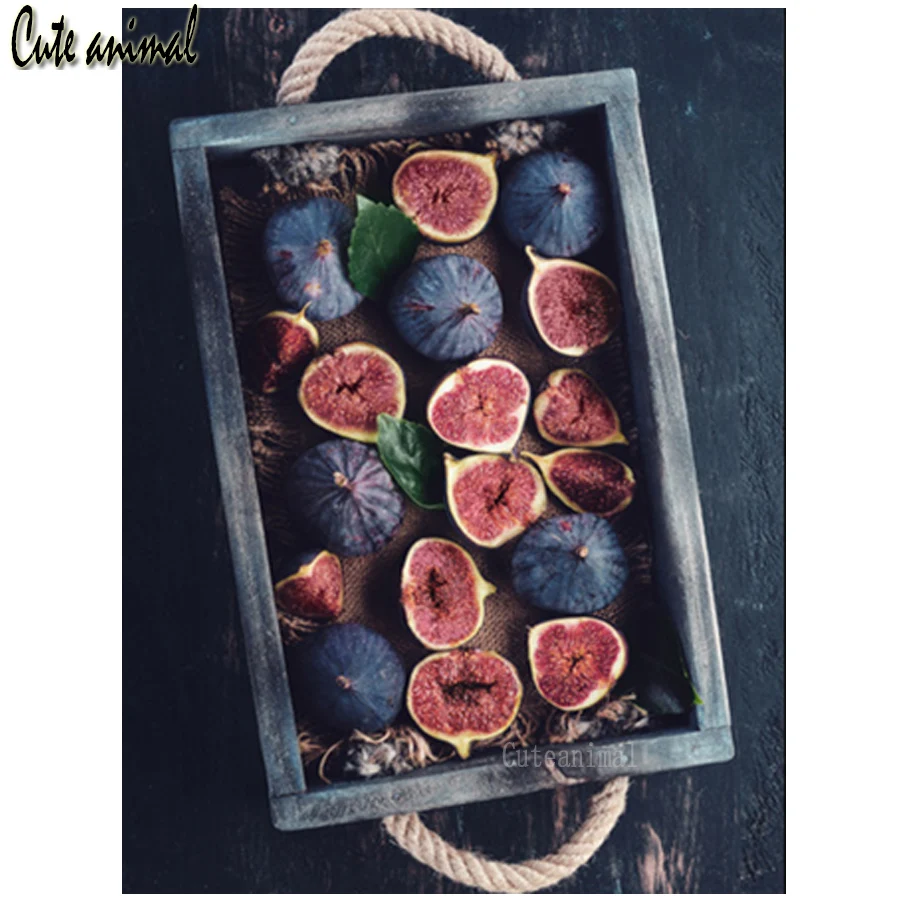 DIY Алмазная картина 5D полностью квадратная круглая дрель инжир фруктовая пищевая Алмазная мозаика Вышивка крестом Алмазная вышивка продаж... 
DIY Алмазная картина 5D полностью квадратная круглая дрель инжир фруктовая пищевая Алмазная мозаика Вышивка крестом Алмазная вышивка продаж...