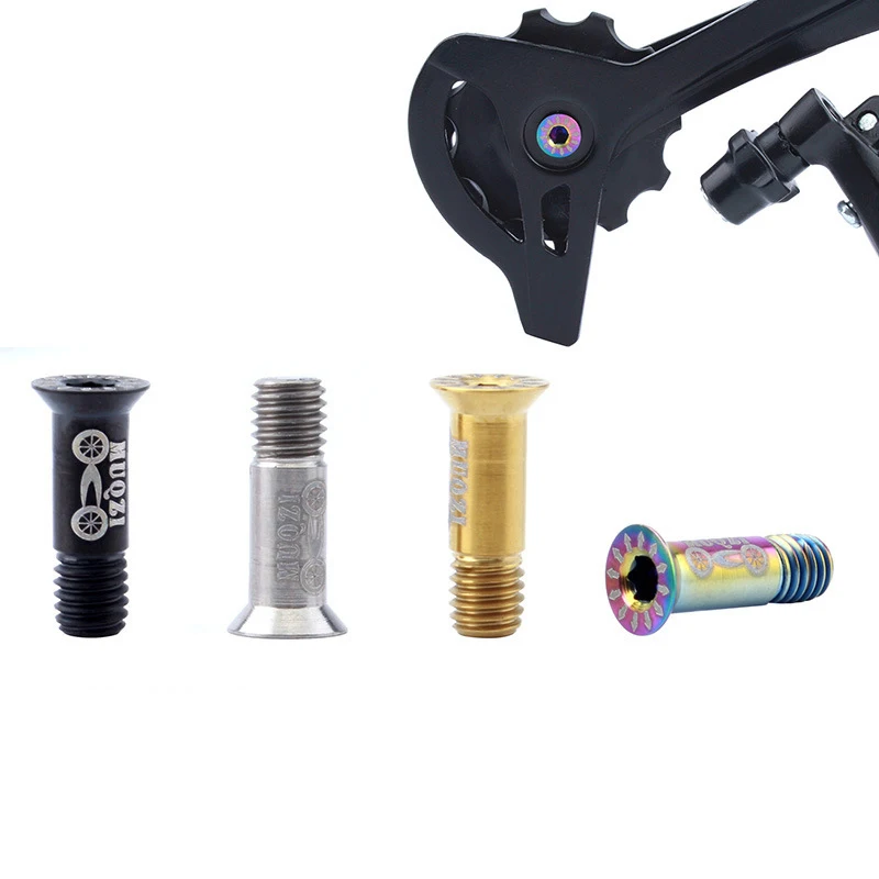 2pcs Titanium Alloy Bolts Mountain Road Bike Rear Derailleur Jockey Wheel Pulley Screw Bicycle Auxiliary Tools Cycling Parts
2pcs Titanium Alloy Bolts Mountain Road Bike Rear Derailleur Jockey Wheel Pulley Screw Bicycle Auxiliary Tools Cycling Parts