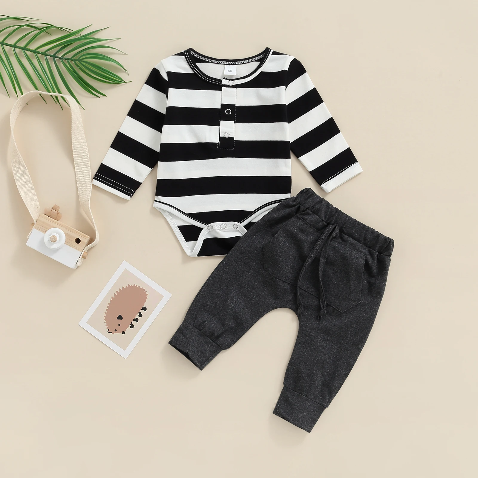 Ma&Baby 0-18M Newborn Infant Baby Boys Clothes Set Striped Romper Pants Outfits Autumn Spring Costumes Clothing D35
Ma&Baby 0-18M Newborn Infant Baby Boys Clothes Set Striped Romper Pants Outfits Autumn Spring Costumes Clothing D35