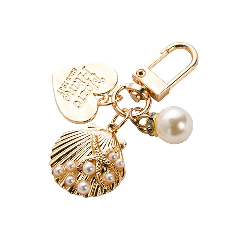2021 New Cute Love Letter Shell Conch Pearl Keychain Girl Bag Accessories Charm Car Keyring Gold-Color Gifts For Lover Trinket
2021 New Cute Love Letter Shell Conch Pearl Keychain Girl Bag Accessories Charm Car Keyring Gold-Color Gifts For Lover Trinket