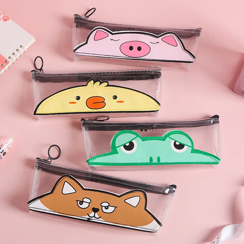 Small Fresh Zoo Transparent Large-Capacity Pencil Case Supplies Pencil Bag Stationery Gift School Back To School Pencil Box By
Small Fresh Zoo Transparent Large-Capacity Pencil Case Supplies Pencil Bag Stationery Gift School Back To School Pencil Box By