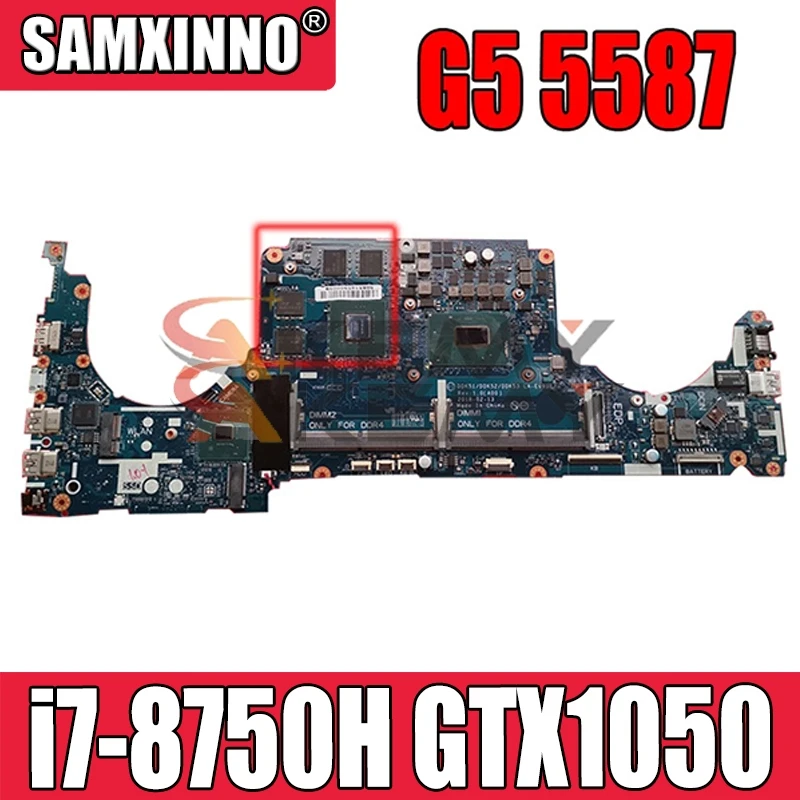 Материнская плата для ноутбука Dell серии G5 5587, ЦПУ GTX1050, GPU V4NFF 0V4NFF i7-8750H, CN-0V4NFF, DDR4, LA-E993P Рабочая
Материнская плата для ноутбука Dell серии G5 5587, ЦПУ GTX1050, GPU V4NFF 0V4NFF i7-8750H, CN-0V4NFF, DDR4, LA-E993P Рабочая