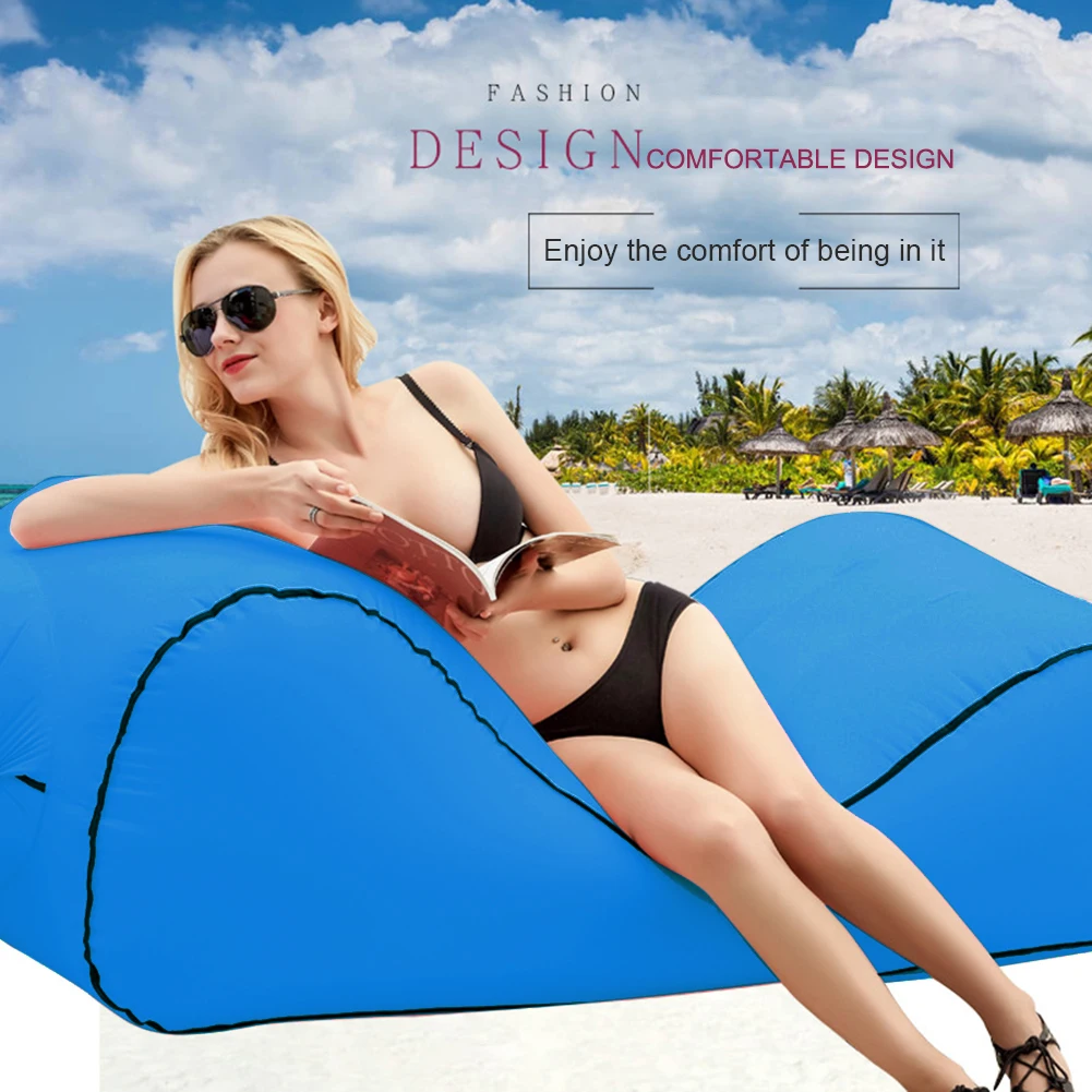Waterproof Nylon Lazy Bag Inflatable Sofa Outdoor Camping Folding Air Bed
Waterproof Nylon Lazy Bag Inflatable Sofa Outdoor Camping Folding Air Bed