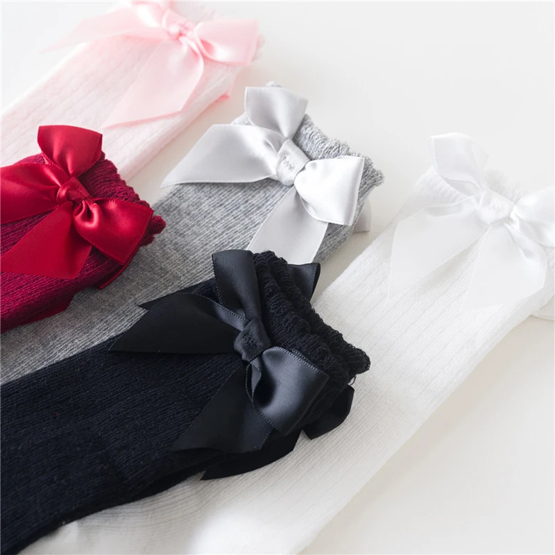 Autumn Baby Socks Bow Solid Color Newborn Girls Kids Christmas Winter Non-slip Soft Sokken Princess Knee High Long Socks
Autumn Baby Socks Bow Solid Color Newborn Girls Kids Christmas Winter Non-slip Soft Sokken Princess Knee High Long Socks