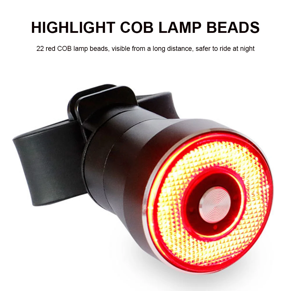 LED Bicycle Taillight Smart Auto Brake Sensing Rear Light IPX6 Waterproof Charging Cycling Taillight Q5 Bike Rear Light
LED Bicycle Taillight Smart Auto Brake Sensing Rear Light IPX6 Waterproof Charging Cycling Taillight Q5 Bike Rear Light