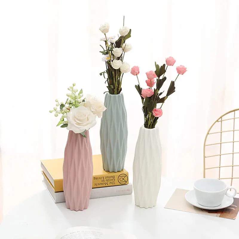 Nordic Plastic Vase Unbreakable Anti-Ceramic Flower Vases European Imitation Rattan Pot Simplicity Basket Arrangement Home Decor
Nordic Plastic Vase Unbreakable Anti-Ceramic Flower Vases European Imitation Rattan Pot Simplicity Basket Arrangement Home Decor