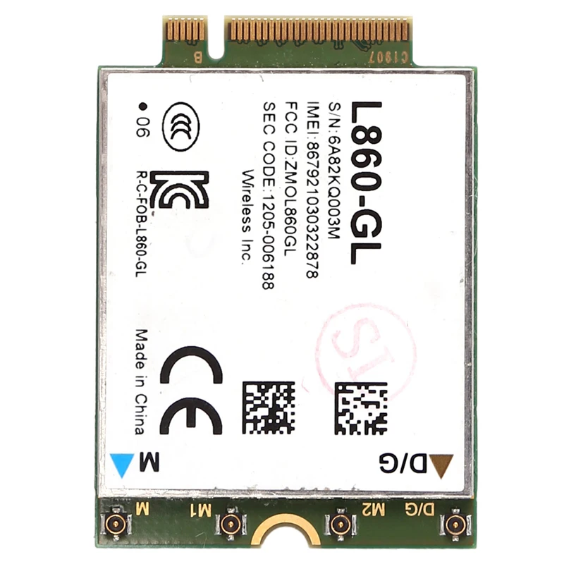 HOT-L860-GL WiFi Card WWAN Card for Lenovo Thinkpad X1 Carbon 7Th 8Th X1 Yoga 4Th T490 T14 P14S T15 X13 P15S T15G 01AX796
HOT-L860-GL WiFi Card WWAN Card for Lenovo Thinkpad X1 Carbon 7Th 8Th X1 Yoga 4Th T490 T14 P14S T15 X13 P15S T15G 01AX796
