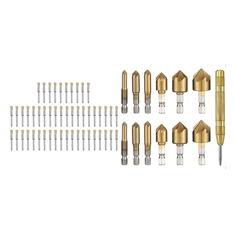 Набор латунных проволочных насадок, 50 шт, 5 мм, щетка для полировки диаметром и 13 насадок для зенковки
Набор латунных проволочных насадок, 50 шт, 5 мм, щетка для полировки диаметром и 13 насадок для зенковки