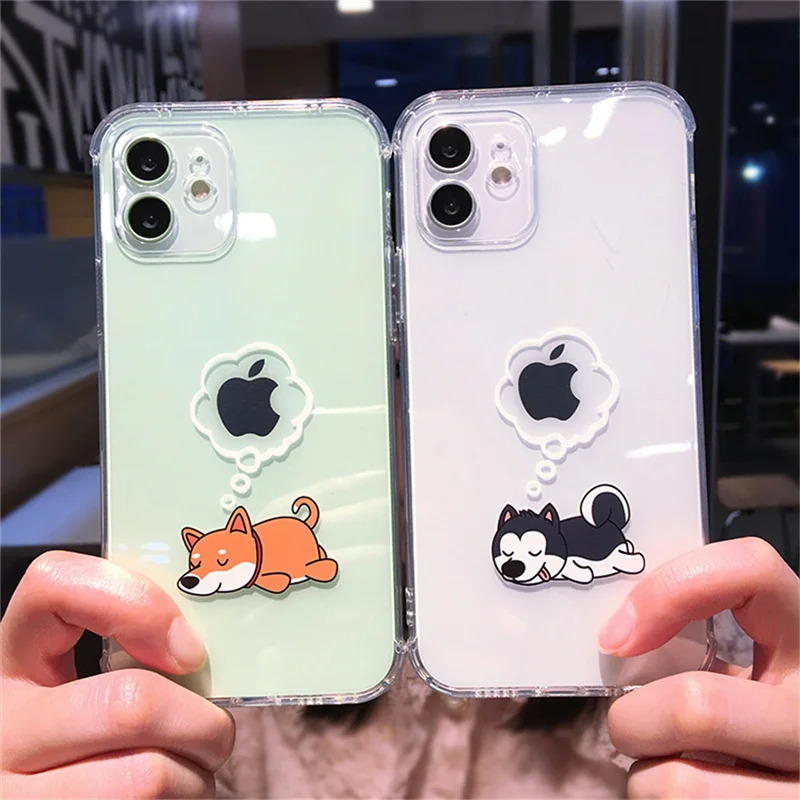 Cute Sleeping Dog Phone Case For iPhone 12 Mini 11 Pro Max XS Max XR X 7 8 Plus Clear Shockproof Camera Protection Back Cover 
Cute Sleeping Dog Phone Case For iPhone 12 Mini 11 Pro Max XS Max XR X 7 8 Plus Clear Shockproof Camera Protection Back Cover