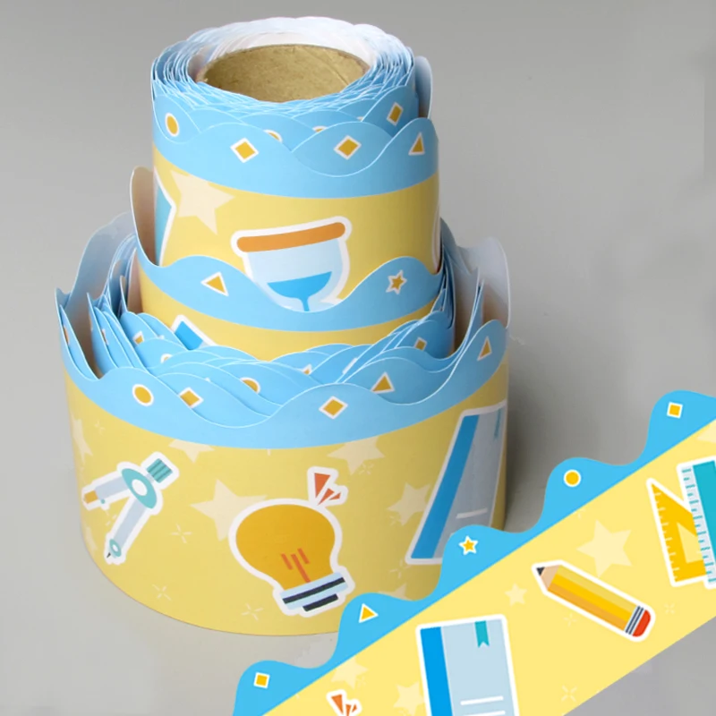 16m Scalloped Bulletin Board Trim Black Rolled Border for Classroom children's Playroom Decorative Paper
16m Scalloped Bulletin Board Trim Black Rolled Border for Classroom children's Playroom Decorative Paper