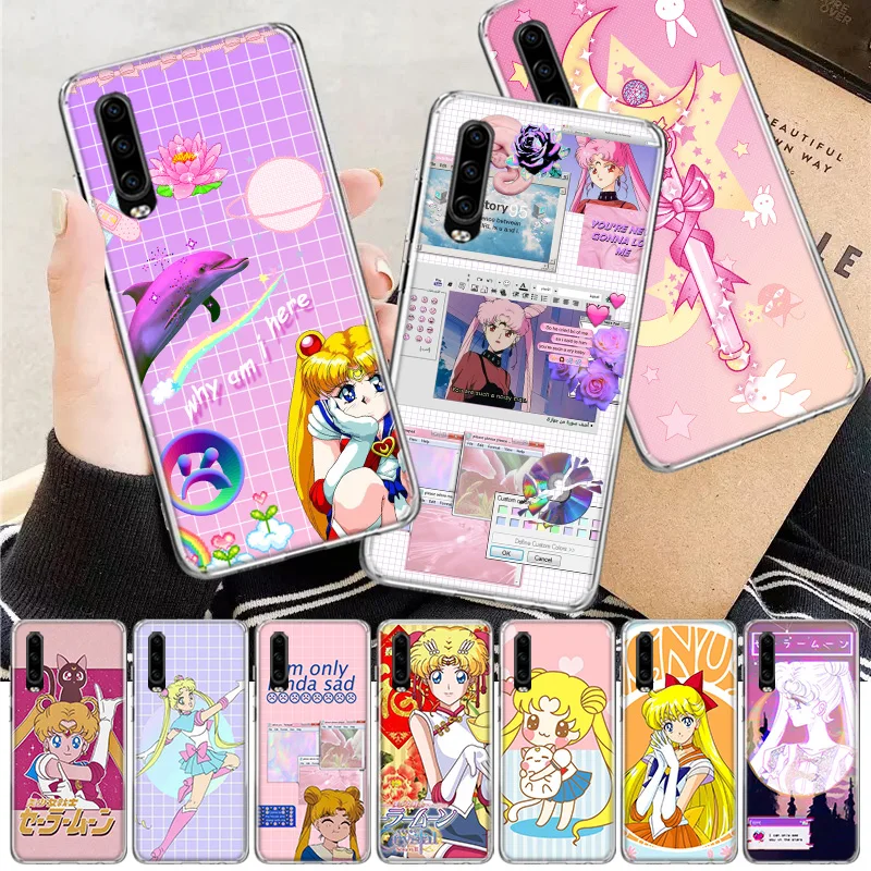 Kawaii Japanese Retro Anime Sailor Moon Soft Cover Phone Case For Huawei P30 P20 P10 P40 Mate 30 20 10 Pro Lite P Smart Z Plus +
Kawaii Japanese Retro Anime Sailor Moon Soft Cover Phone Case For Huawei P30 P20 P10 P40 Mate 30 20 10 Pro Lite P Smart Z Plus +