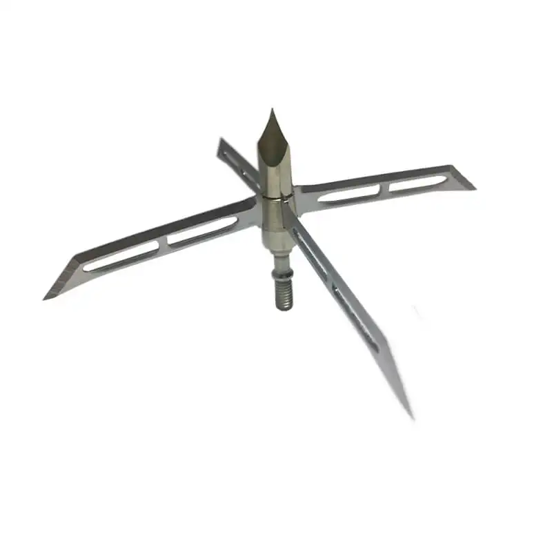 6pcs 200Grain 4'' Cut Archery Hunting Arrowheads 4 Blade Broadheads Arrow Head Points Tips Sharp Shooting Season
6pcs 200Grain 4'' Cut Archery Hunting Arrowheads 4 Blade Broadheads Arrow Head Points Tips Sharp Shooting Season