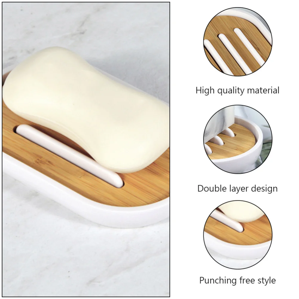 1Pc Bathroom Soap Dish Soap Storage Box Soap Draining Holder Shower Tool (White) 
1Pc Bathroom Soap Dish Soap Storage Box Soap Draining Holder Shower Tool (White)