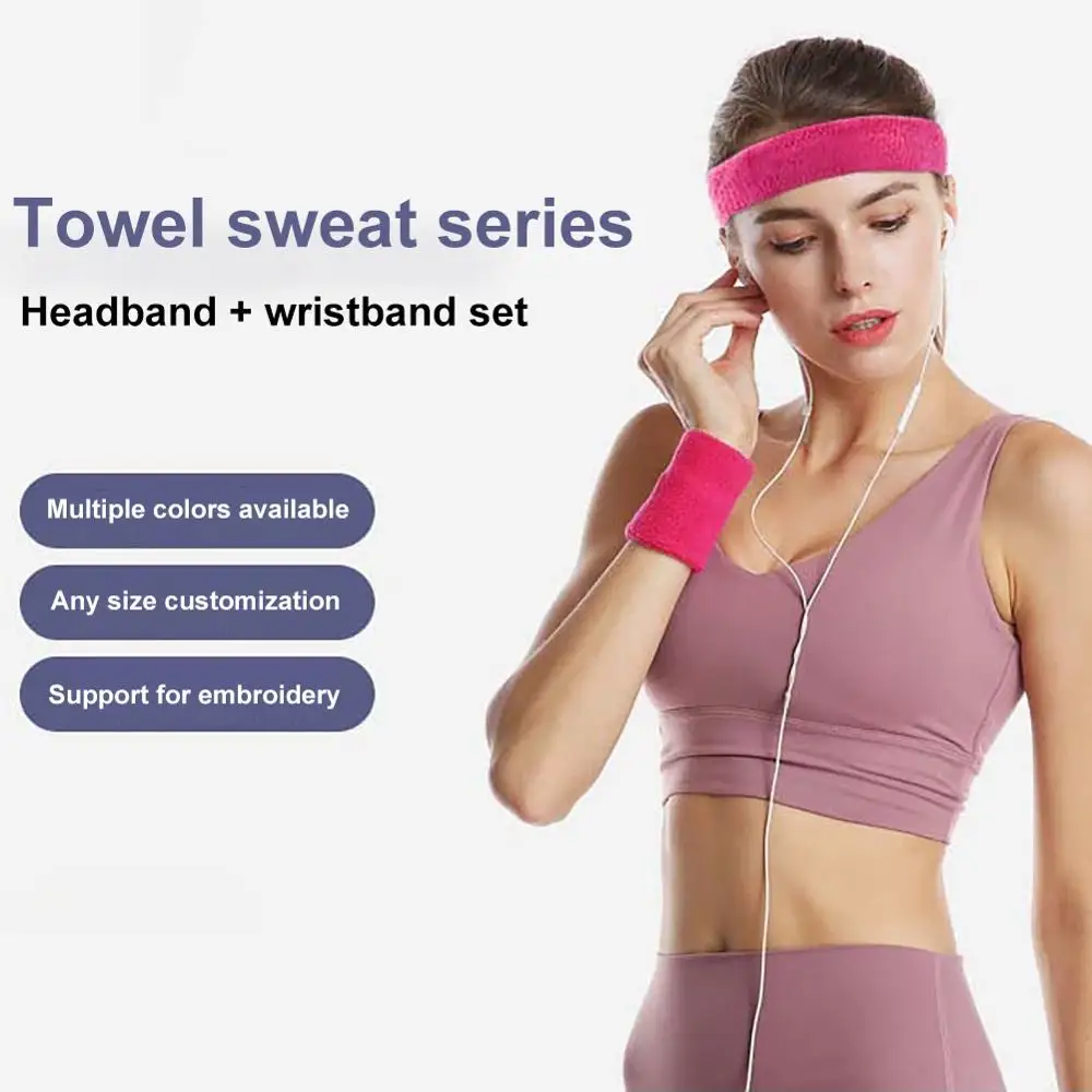 2pcs Wrist Sport + 1pc Hair Band Wrap Bandage Fitness Hand Support Wristband Breathable Sweat Absorbent Head Wrap Cotton Sets
2pcs Wrist Sport + 1pc Hair Band Wrap Bandage Fitness Hand Support Wristband Breathable Sweat Absorbent Head Wrap Cotton Sets