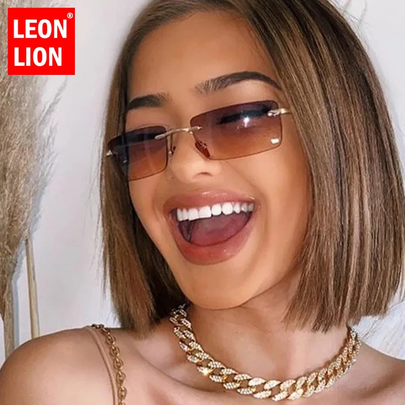 Солнцезащитные очки LEONLION без оправы женские, небольшие квадратные солнечные очки, роскошные брендовые дизайнерские очки
Солнцезащитные очки LEONLION без оправы женские, небольшие квадратные солнечные очки, роскошные брендовые дизайнерские очки