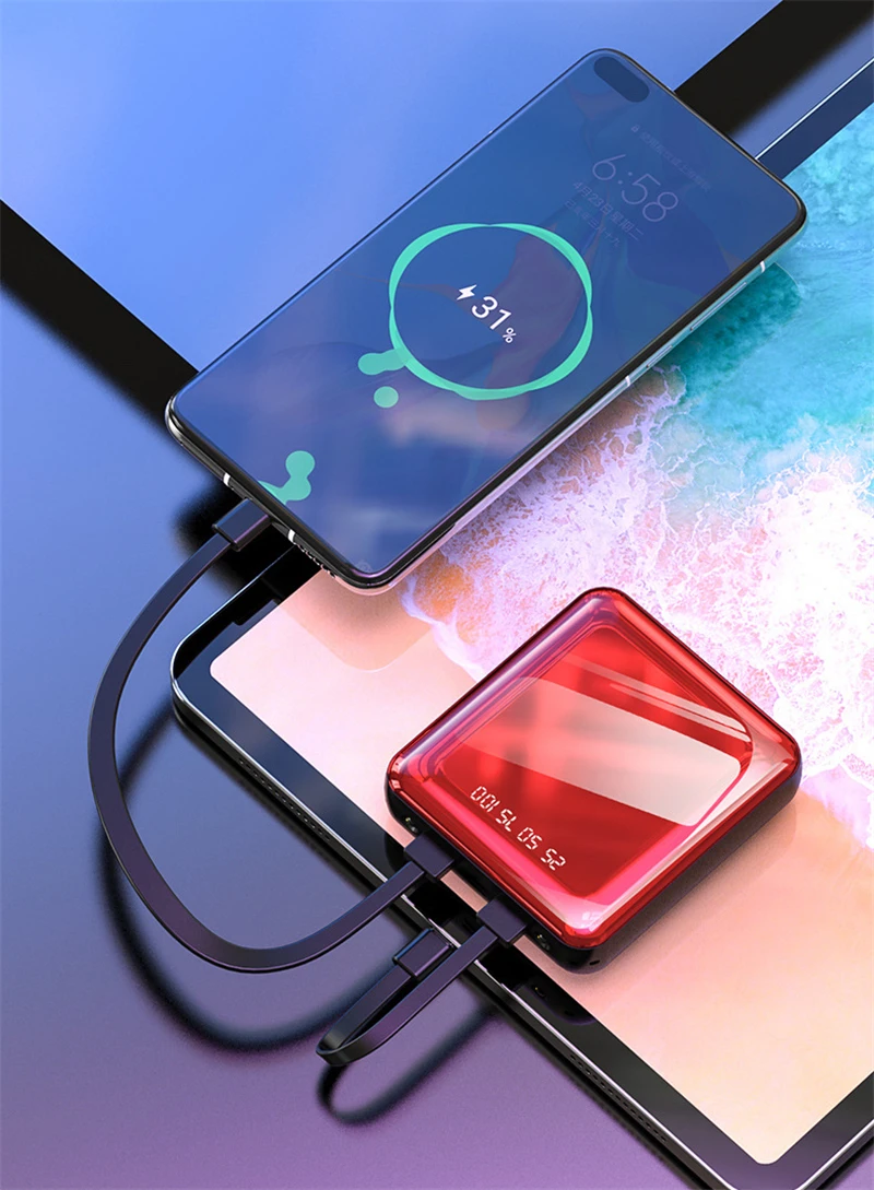 Mini Power Bank 20000mAh Portable Fast Charging PoverBank External Battery Charger Powerbank for Xiaomi Mi iPhone Mini Poverbank 
Mini Power Bank 20000mAh Portable Fast Charging PoverBank External Battery Charger Powerbank for Xiaomi Mi iPhone Mini Poverbank