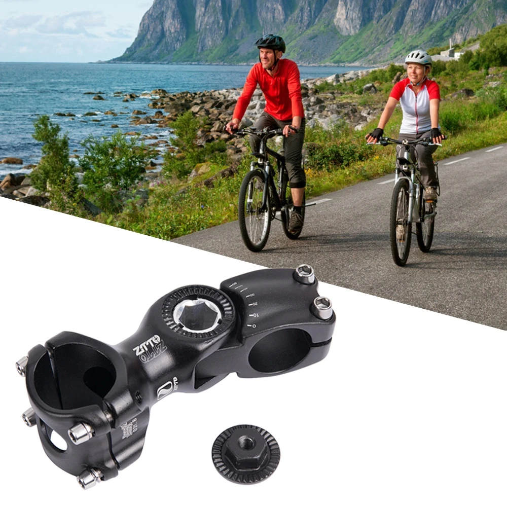 ZTTO Adjustable Bike Stem Mountain Bike Stem Short Handlebar Riser Stem for Bicycle Road Bike MTB, BMX Cycling Parts
ZTTO Adjustable Bike Stem Mountain Bike Stem Short Handlebar Riser Stem for Bicycle Road Bike MTB, BMX Cycling Parts