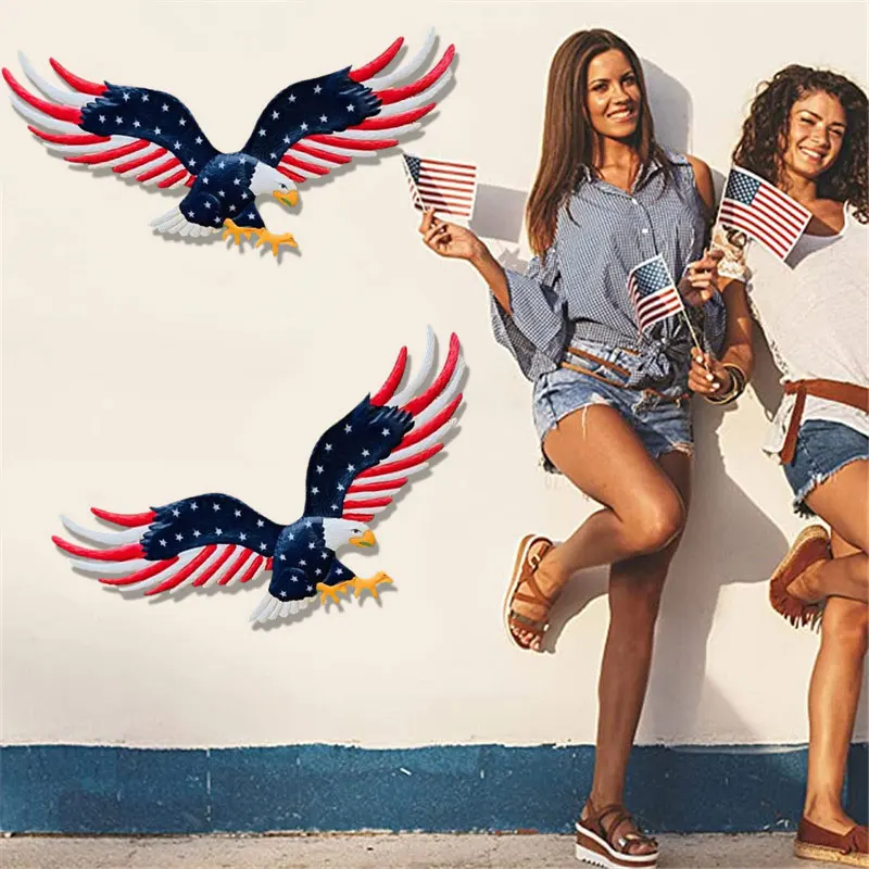 Independence Day Bald Eagle Ornament Decoration Lawn Ornament Animal Garden Bird Prop Outdoor Bar Coffee Shop Wall Decoration
Independence Day Bald Eagle Ornament Decoration Lawn Ornament Animal Garden Bird Prop Outdoor Bar Coffee Shop Wall Decoration
