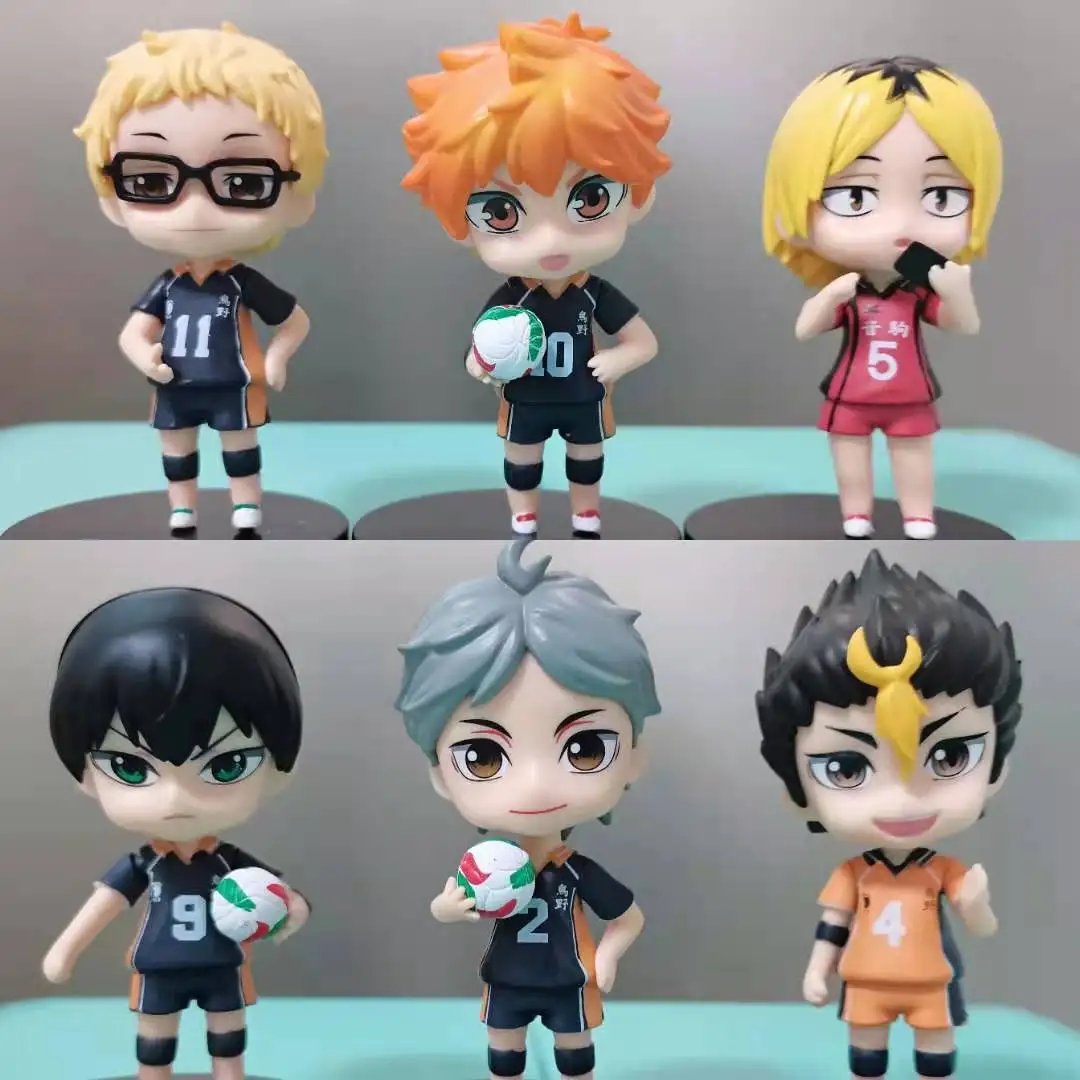 1 шт. случайная отправка Аниме Haikyuu мультфильм Shoyo tobio Kenma Tooru ПВХ Модель Кукла
