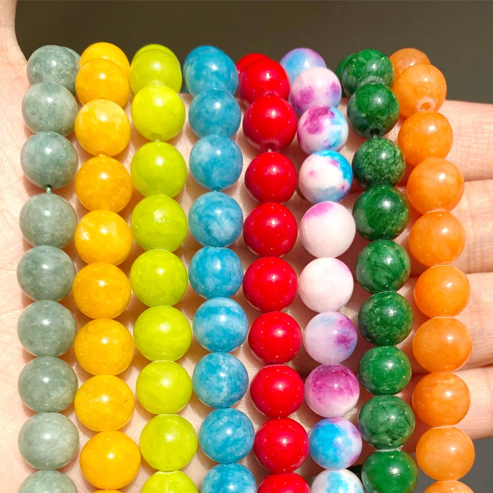 Natural Round Jades Stone Beads for Jewelry Making DIY Charm Bracelets Necklaces Accessories 4-12mm Loose Minerals Beads 15inch
Natural Round Jades Stone Beads for Jewelry Making DIY Charm Bracelets Necklaces Accessories 4-12mm Loose Minerals Beads 15inch