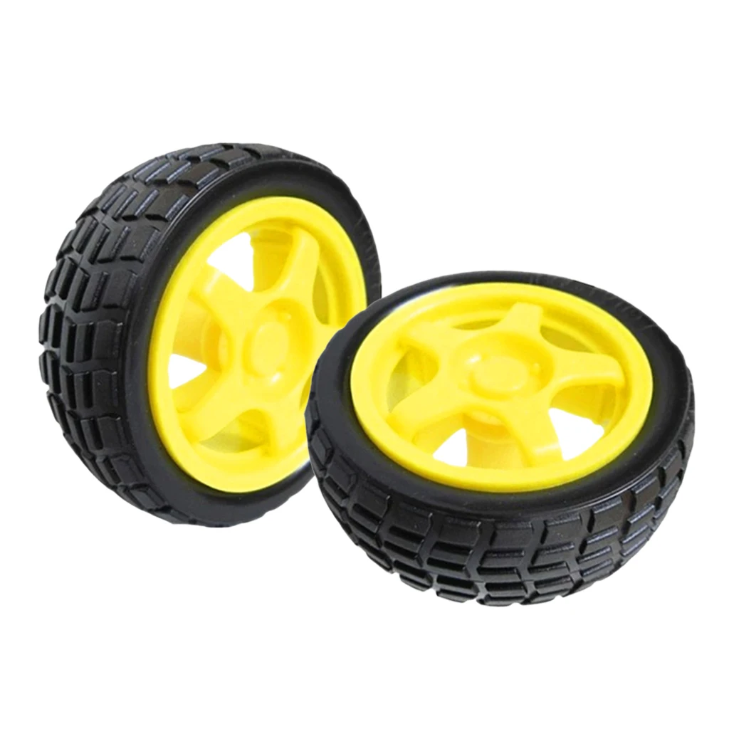 2 Piece Rubber Tire Wheel for Robot Smart Car Model, High Friction Coefficient and Good Bearing Capacity
2 Piece Rubber Tire Wheel for Robot Smart Car Model, High Friction Coefficient and Good Bearing Capacity