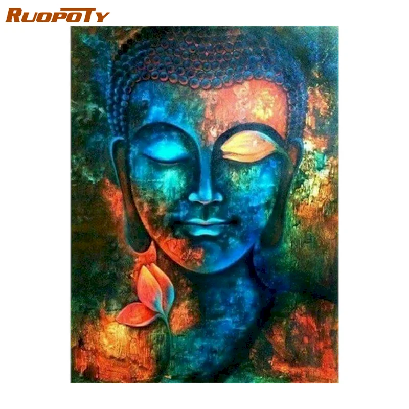 RUOPOTY Coloring By Number Kits Painting Buddha Statue Figure Pictures Drawing On Canvas HandPainted Art Gift Home Decoration
RUOPOTY Coloring By Number Kits Painting Buddha Statue Figure Pictures Drawing On Canvas HandPainted Art Gift Home Decoration