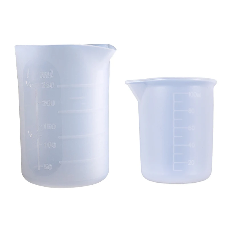 Non-stick Silicone Washable And Reusable Measure Cup 250ml DIY Jewelry Making Tool Epoxy Resin Cups Mixing Cup Stirring Stick
Non-stick Silicone Washable And Reusable Measure Cup 250ml DIY Jewelry Making Tool Epoxy Resin Cups Mixing Cup Stirring Stick
