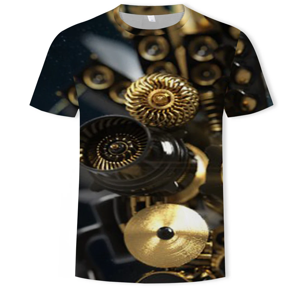 New fashion 3D printing mechanical parts pattern all-match T-shirt casual sports loose and comfortable short sleeve 100-6XL
New fashion 3D printing mechanical parts pattern all-match T-shirt casual sports loose and comfortable short sleeve 100-6XL