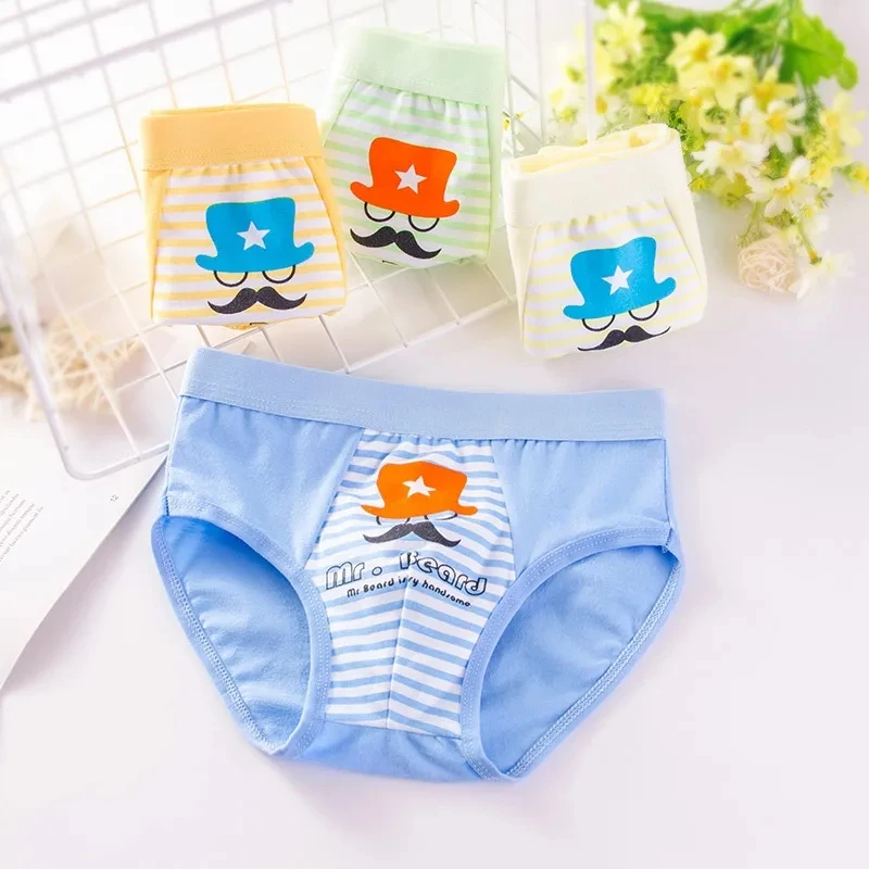 4/pcs Children's briefs Youth sexy underwear cotton boy briefs cartoon striped boy underwear briefs for kids 2-7-12 years
4/pcs Children's briefs Youth sexy underwear cotton boy briefs cartoon striped boy underwear briefs for kids 2-7-12 years