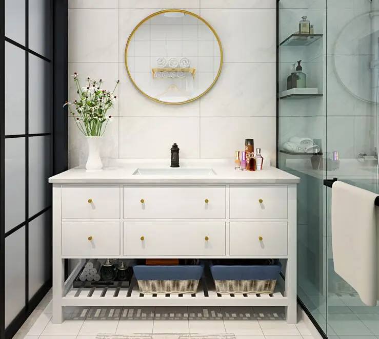 Nordic bathroom cabinet washbasin cabinet simple washstand bathroom washbasin solid wood floor-to-ceiling toilet washbasin cabin
Nordic bathroom cabinet washbasin cabinet simple washstand bathroom washbasin solid wood floor-to-ceiling toilet washbasin cabin