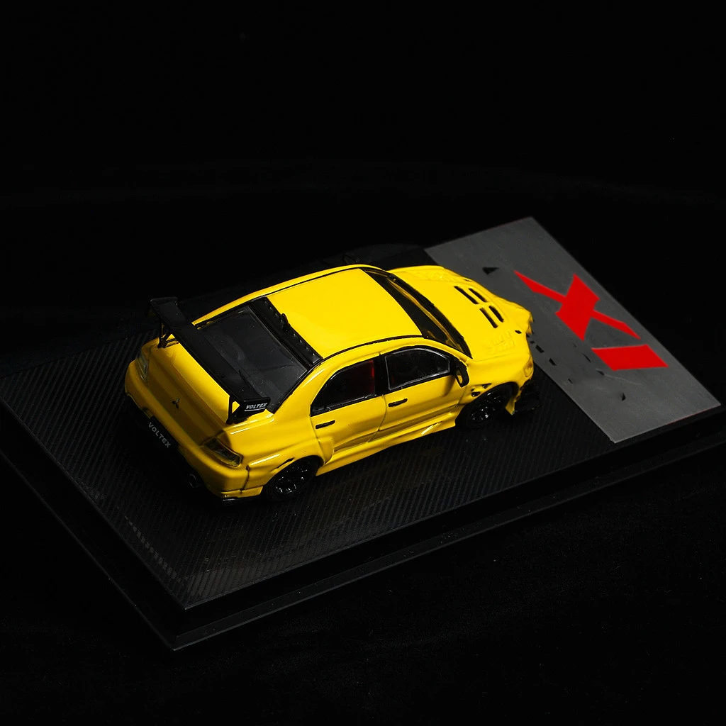 1:64 Lanser 9-generation Evo IX Voltex Alloy Car Model Toys For Children Yellow Miniature Free Shopping 
1:64 Lanser 9-generation Evo IX Voltex Alloy Car Model Toys For Children Yellow Miniature Free Shopping