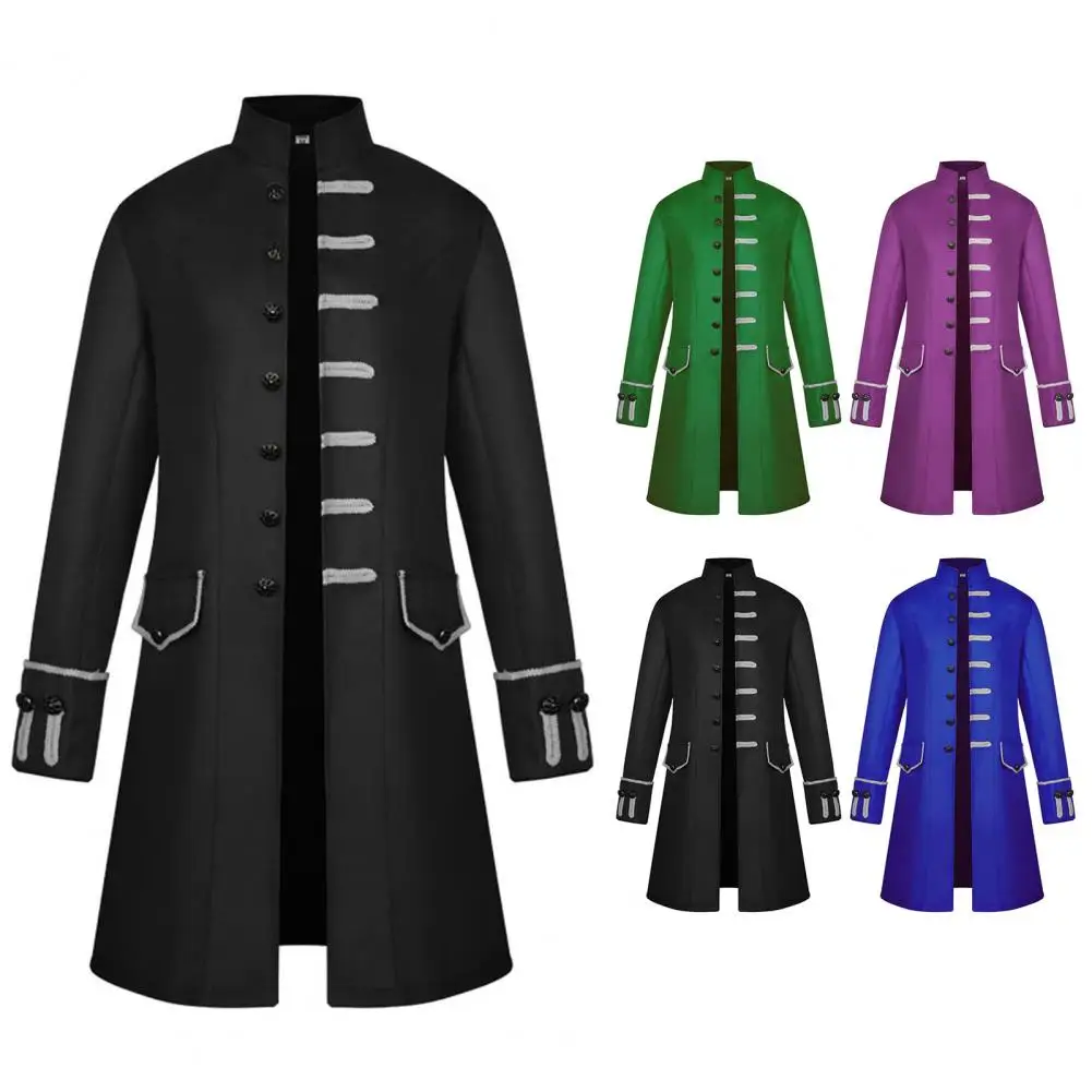 All-matched Retro Buttons Closure Casual Long Jacket Top Men Jacket Buttons Closure Outwear
All-matched Retro Buttons Closure Casual Long Jacket Top Men Jacket Buttons Closure Outwear