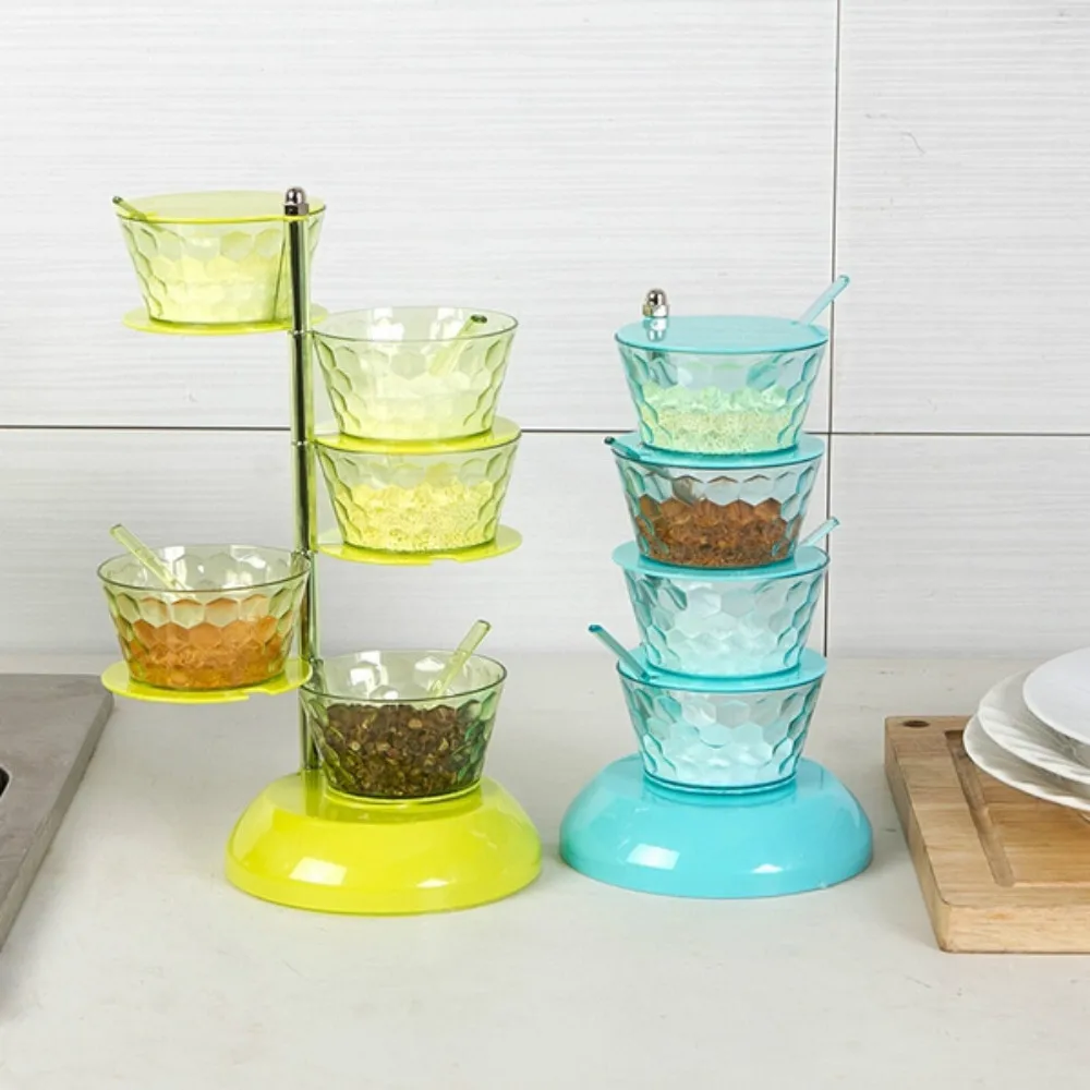 Home 360 Degrees Vertical Rotate Spices Box Kitchen Seasoning Cans Multi-layer Transparent Storage Spices Box
Home 360 Degrees Vertical Rotate Spices Box Kitchen Seasoning Cans Multi-layer Transparent Storage Spices Box