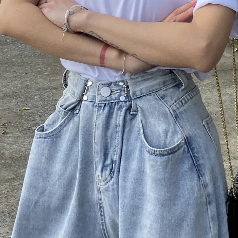 Chic Women Jeans For Women Straight Loose Boyfriend 2021 Autumn High Waist Casual Jean Female Denim Wide Leg Pants
Chic Women Jeans For Women Straight Loose Boyfriend 2021 Autumn High Waist Casual Jean Female Denim Wide Leg Pants