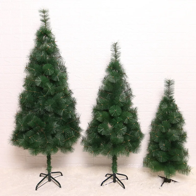 

Pine needle Christmas tree dress up encryption simulation Christmas naked tree pe green pine needle tree Christmas supplies