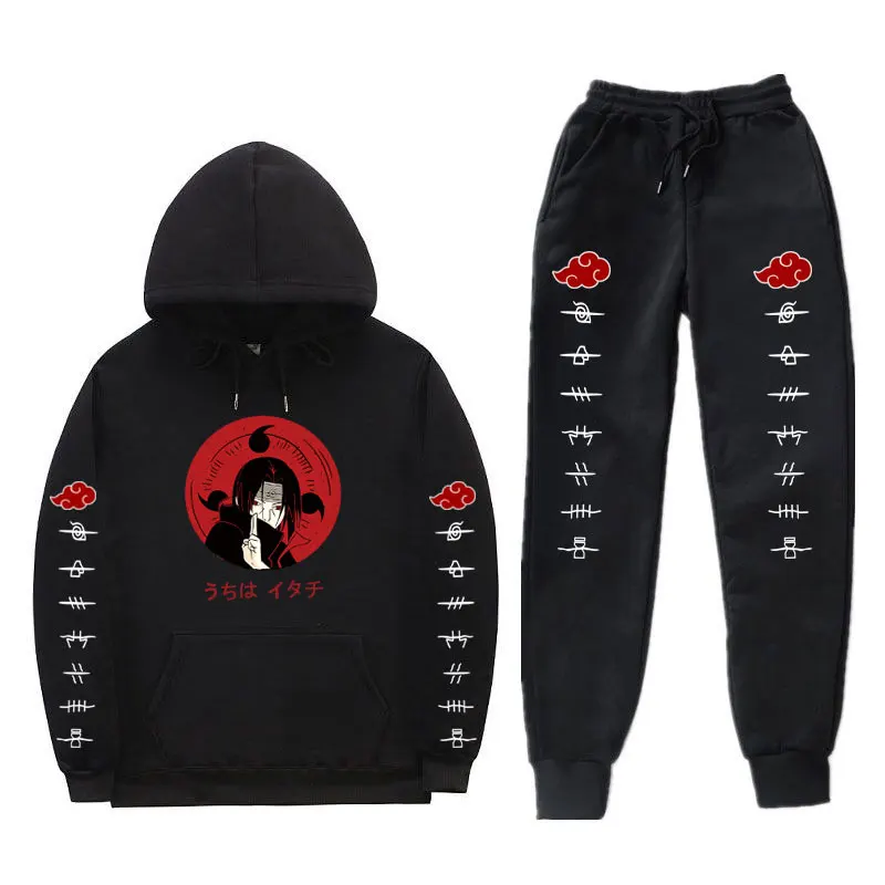 Men sets Japanese streetwear Hoodies Sets Akatsuki Member Hoodie trousers Keep warm sweat homme Sets
Men sets Japanese streetwear Hoodies Sets Akatsuki Member Hoodie trousers Keep warm sweat homme Sets