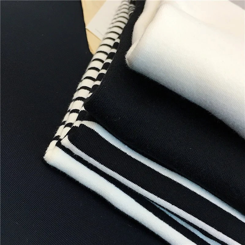 T-shirts Women White Black Striped All-match Korean Style Streetwear T Shirt Womens Turtleneck High Quality Trendy Clothes Chic
T-shirts Women White Black Striped All-match Korean Style Streetwear T Shirt Womens Turtleneck High Quality Trendy Clothes Chic