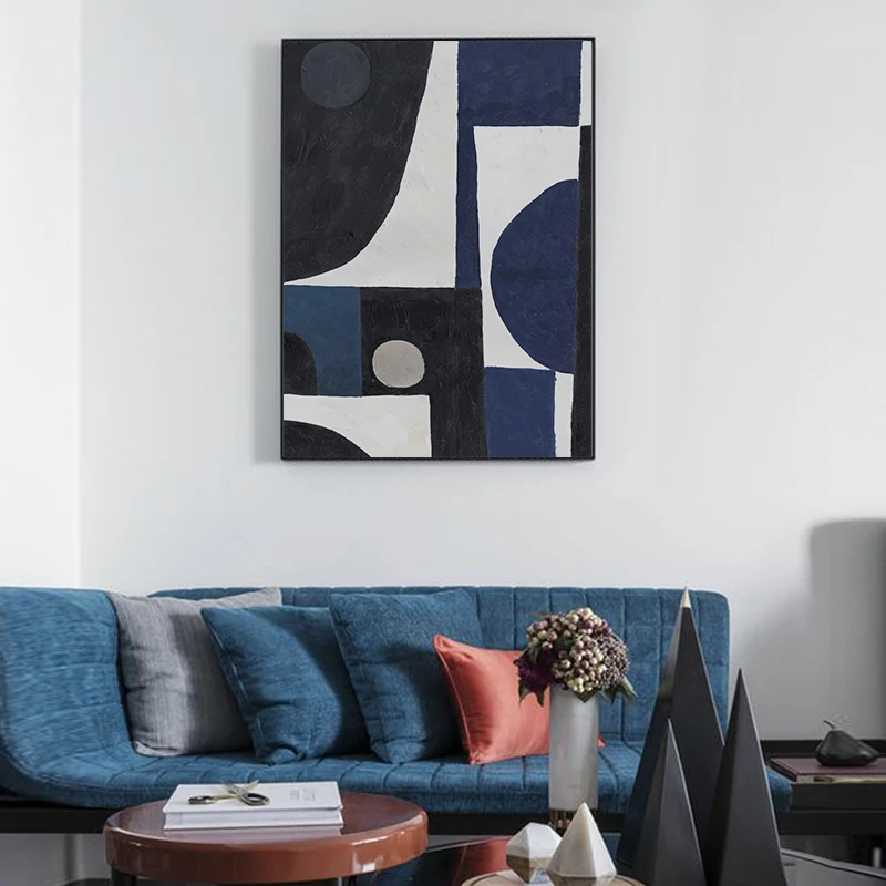 Home Decorative Painting Canvas Painting Abstract Geometric Art Hand-painted Oil Painting Large Size Living Room Decorated
Home Decorative Painting Canvas Painting Abstract Geometric Art Hand-painted Oil Painting Large Size Living Room Decorated