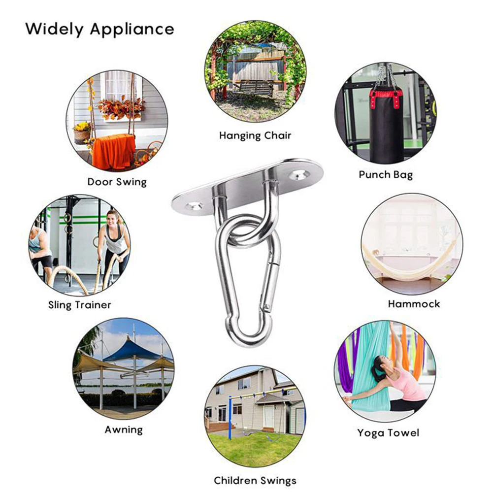Mount Bracket for Suspension Straps Gymnastic Rings Aerial Yoga Swing Hammock Ceiling Mount Bracket Stainless Steel Wall
Mount Bracket for Suspension Straps Gymnastic Rings Aerial Yoga Swing Hammock Ceiling Mount Bracket Stainless Steel Wall