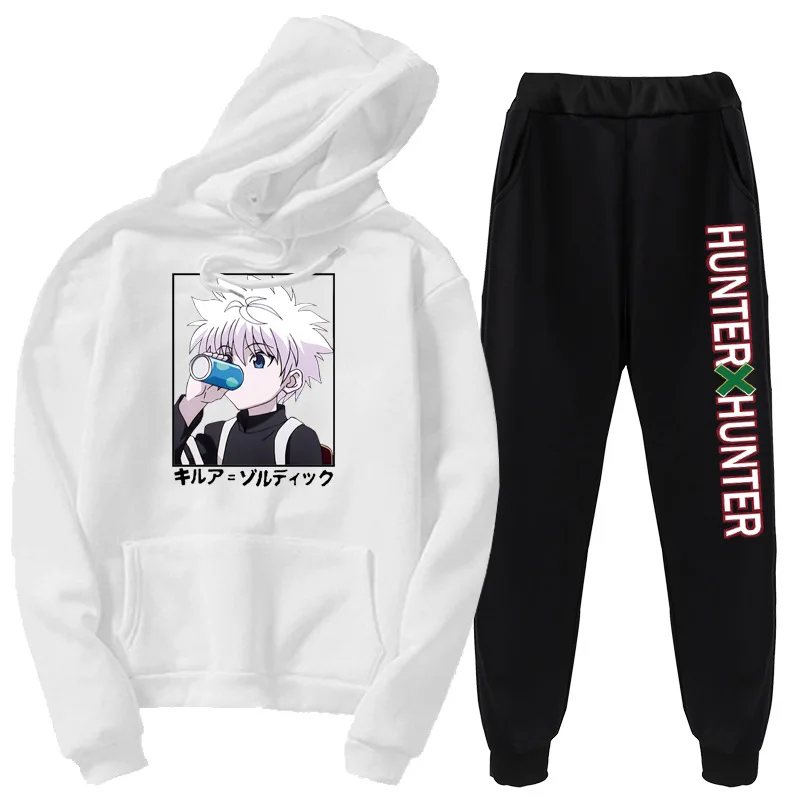 Hunter×Hunter Hisoka 2pcs Suit Hoodie+Pants Casual Sports Thicken Pullover Oversize Loose Trouser Winter Tracksuit for Women Man
Hunter×Hunter Hisoka 2pcs Suit Hoodie+Pants Casual Sports Thicken Pullover Oversize Loose Trouser Winter Tracksuit for Women Man