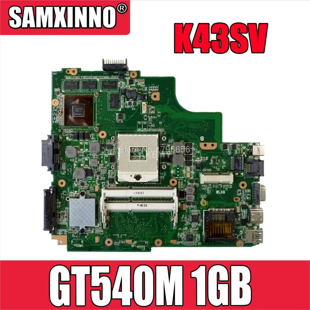 K43SV Motherboard GT540M 1GB For Asus A43S X43S K43SV K43SJ laptop Motherboard K43SV Mainboard K43SV Motherboard test 100% ok
K43SV Motherboard GT540M 1GB For Asus A43S X43S K43SV K43SJ laptop Motherboard K43SV Mainboard K43SV Motherboard test 100% ok