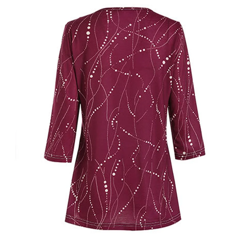 New Spring Elegant Printed Patchwork Tops Women Shirts Autumn Three Quarter Sleeve Loose Blouse Casual O Neck Irregular Pullover
New Spring Elegant Printed Patchwork Tops Women Shirts Autumn Three Quarter Sleeve Loose Blouse Casual O Neck Irregular Pullover